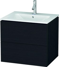 Duravit L-Cube dulap 62x48.1x55 cm sub chiuveta pe perete negru-stejar LC624001616