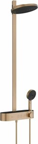 Coloana de dus cu baterie termostatata Hansgrohe Pulsify S 260 2 jeturi bronz periat