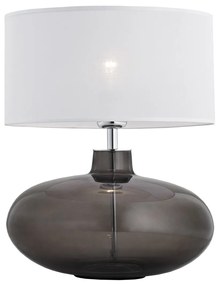 Lampa de masa moderna SEKWANA alb/fumuriu