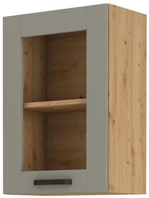 Dulap superior de bucătărie Lucid 40 GS 72 1F (Stejar artisan + claygrey). 1045497
