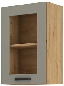 Dulap superior de bucătărie Lucid 40 GS 72 1F (Stejar artisan + claygrey). 1045497