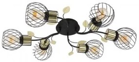 Plafoniera vintage 6 becuri E27 Lally 54113-6D Globo