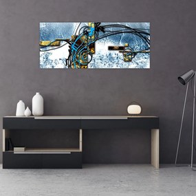 Tablou abstract (120x50 cm)