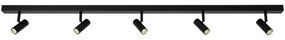 Lustra liniara cu 5 spoturi LED, 3-Step MOODMAKER Omari negru 2112203003 NL