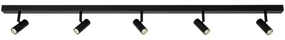 Lustra liniara cu 5 spoturi LED, 3-Step MOODMAKER Omari negru 2112203003 NL