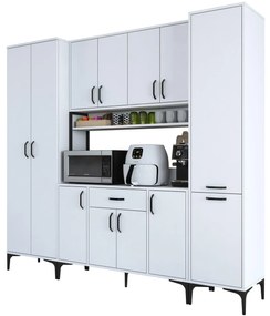 Set dulapuri bucătărie Bisaka 4 (alb) . 1094300