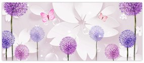 Tablou - Pe râul florilor (120x50 cm)