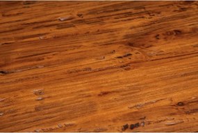 Masa fixa, L 70 70 H78 cm, culoare nuc, Lemn Masiv