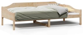 850914 vidaXL Cadru de pat, 90x200 cm, lemn masiv de pin