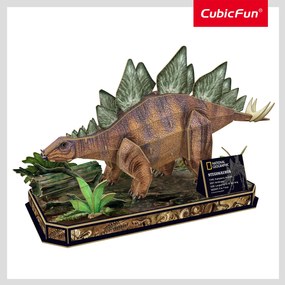 CUBIC FUN - PUZZLE 3D STEGOSAURUS 62 PIESE - CUBIC FUN (CUDS1054h)