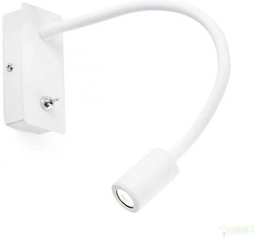 Aplica de perete alba reader LED flexibila, SAMI 41023