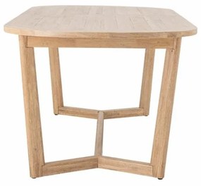 Masă de dining din lemn de cauciuc, natur, 200×100 cm „Serrone”- Creative Collection