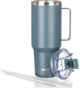 Banquet Cană termică din oțel inoxidabil cu mâner Twain 1200 ml, gri închis