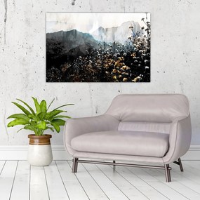 Tablou - Ilustrație de flori sălbatice (90x60 cm)