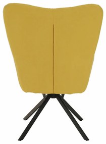 Scaun pivotant KOMODO, galben