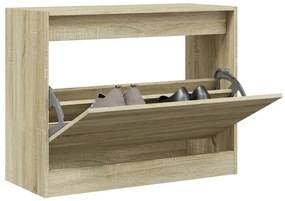 vidaXL Pantofar, stejar sonoma, 80x34x63 cm, lemn prelucrat