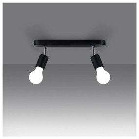 Plafonieră neagră ø 6 cm Brando – Nice Lamps