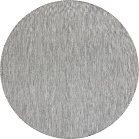 Covor SISAL SION cerc A5165A Melanj țesute plate gri