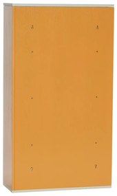 Bibliotecă de perete portocalie din lemn masiv de frasin 60x109 cm Apollo – Hübsch