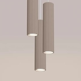 Lustră pe cablu Brilagi CRESTO 3xGU10/10W/230V taupe