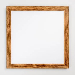 Brilagi - Corp de iluminat LED dimabil SLIMFRAME WOOD, 58W/230V, 64x64 cm + telecomandă