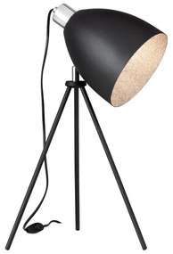 Eglo 79378 - Lampă de masă MAREPERLA 1xE27/60W/230V, neagră