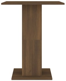 Masuta bistro, stejar maro, 60x60x75 cm, lemn prelucrat 1, Stejar brun