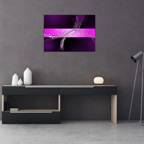 Tablou pe sticlă abstract (70x50 cm)