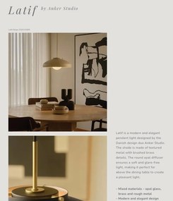 Lustra, Pendul Design Modern Minimalist, Metal, Latif bej