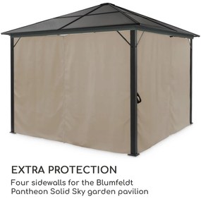 Pantheon Solid Sky Ambient Solar, pavilion, 3 × 3 m, iluminat solar