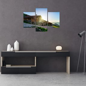 Tablou - Dimineața în Alpi Tirol (90x60 cm)