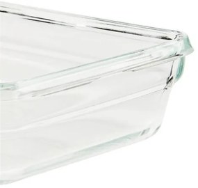 Caserolă Tefal 3 l MSEAL GLASS roșu/sticlă