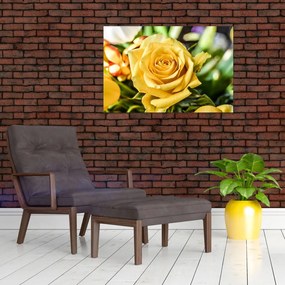 Tablou cu trandafir (90x60 cm)