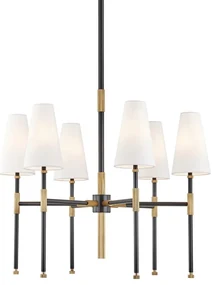 Candelabru LUX design clasic BOWERY bronz antichizat, cu 6 surse de lumina
