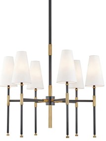 Candelabru LUX design clasic BOWERY bronz antichizat, cu 6 surse de lumina