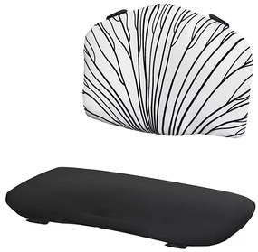 KINDERKRAFT - Căptușeală pentru scaun înalt pentru copii ENOCK, negru/alb