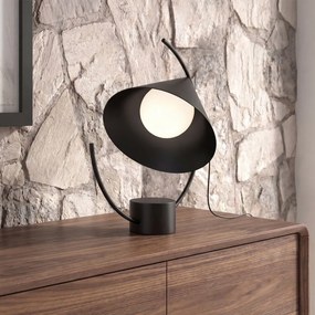 Lampa de masa din otel negru Contemporary