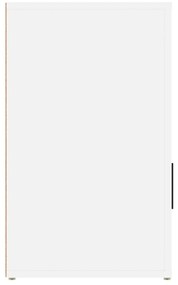 Noptiera, alb, 50x36x60 cm, lemn compozit 1, Alb