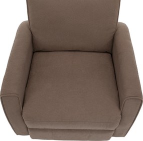 Fotoliu rotativ de relaxare, gri-maroniu taupe, MEKENZI
