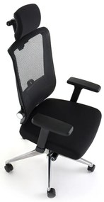 Scaun de birou Ergolux, negru