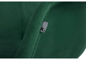 SET 2x scaun de sufragerie NEREA 80x60,5 cm verde/fag