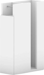 Dulap baie PAPER, alb, PAL melaminat, cu o usa, 17x42x66 cm