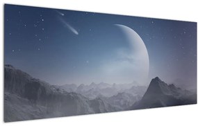 Tablou - Cer deasupra stâncilor (120x50 cm)