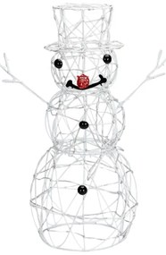 Aigostar-LED Decorațiune luminoasă de Crăciun pentru exterior, om de zăpadă, LED/3,6W/31/230V 2700K 60cm IP44