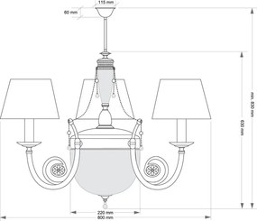 Candelabru personalizabil realizat manual BIBIONE
