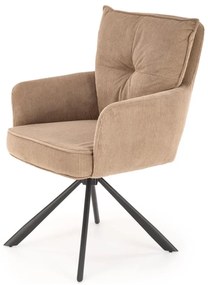 Scaun rotativ K528 velvet cappuccino