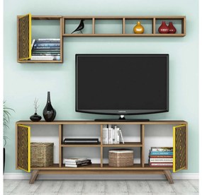 Mobilier living Ivonne (Galben + Nuc). 1089205
