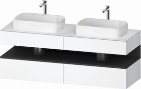 Duravit Qatego dulap 160x55x60 cm sub chiuveta pe perete alb-grafit QA4779049180010