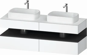 Duravit Qatego dulap 160x55x60 cm sub chiuveta pe perete alb-grafit QA4779049180010