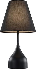 Lampă de masă MATINA 1xE27/40W/230V neagră